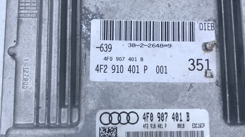 Calculator motor / ECU Audi A6 4F 3.0 TD