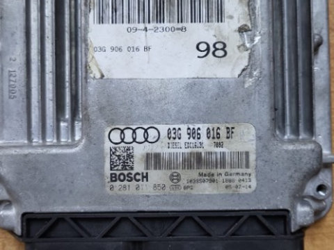 Calculator Motor ECU Audi A6 C6 4F 2.0 dCi COD: 0281011850, 03G906016BF