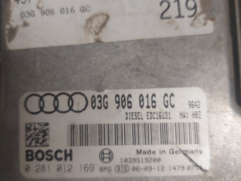 Calculator motor ECU Audi A6 C6 an 2006 2.0 tdi cod produs: 03G 906 016 GC / 03G906016GC