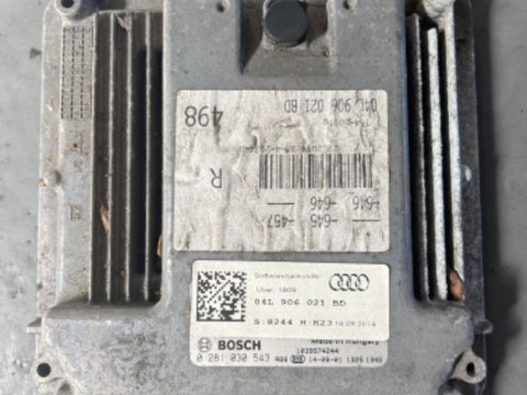 Calculator motor ECU Audi A6 C7 2.0 Diesel cod CNHA 190 CP Euro 6 cod 04L906021 BD 0281030543