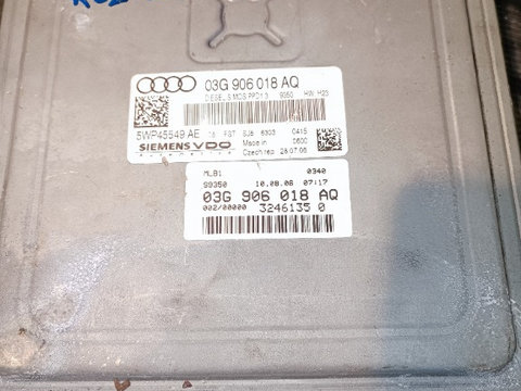 Calculator motor ECU Audi VW SKODA 2.0TDI 03G906018AQ 5WP45549 SIMOS PPD1.3