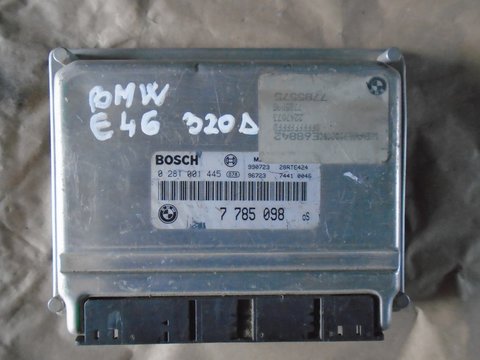 Calculator Motor ECU BMW E46 320 Diesel, Cod: 0281001445