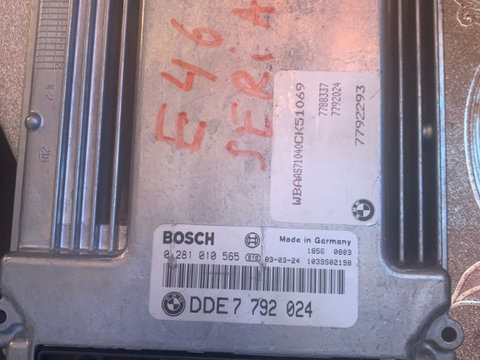 Calculator motor ECU BMW seria 3 E46 2.0 D DDE 7 792 024