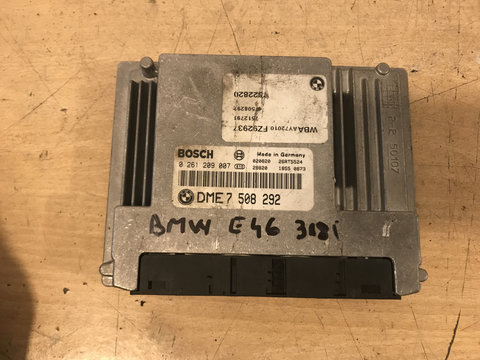 Calculator motor (ECU) bmw seria 3 e46 316, 318 i cod: 7508292