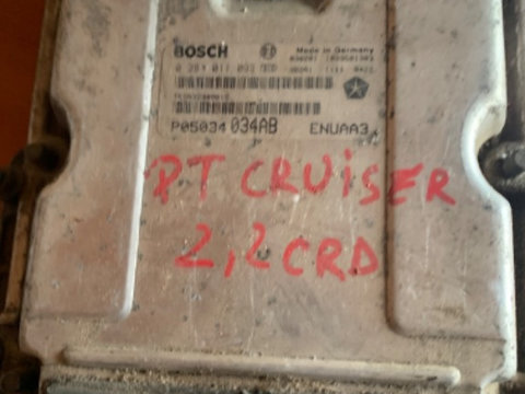 Calculator Motor Ecu Chrysler PT Cruiser 2.2 CRDI din 2004 cod: P05034034AB/ 0281011093 ,,,