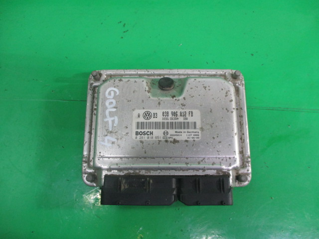 CALCULATOR MOTOR / ECU COD 038906012FB / 0281010651 VW GOLF 4 1.9 TDI FAB. 1997 – 2005 ⭐⭐⭐⭐⭐