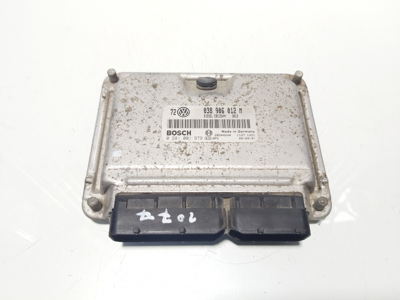 Calculator motor ECU, cod 038906012M, Vw Bora (1J2) 1.9 TDI, ALH (idi:631727)