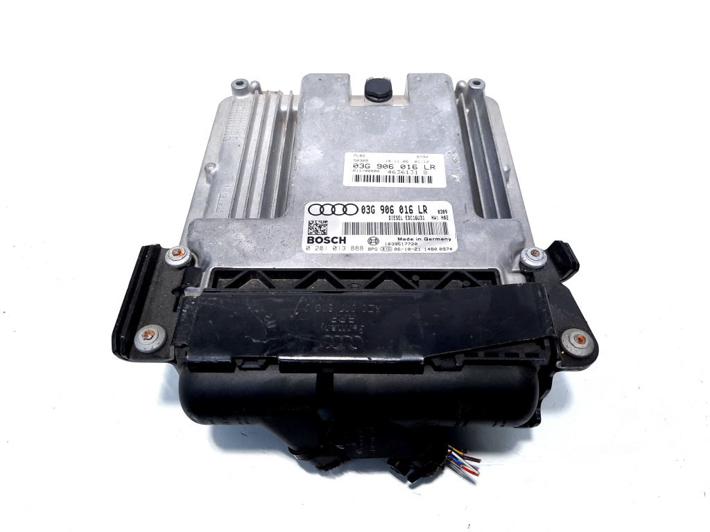 Calculator motor ECU, cod 03G906016LR, 0281013888, Audi A6 (4F2, C6), 2.0 TDI, BRE (idi:526845)