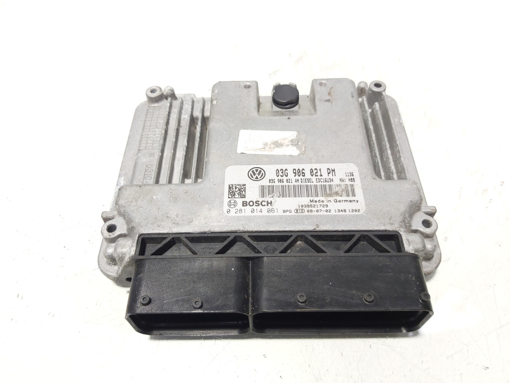 Calculator motor ECU, cod 03G906021PM, 0281014061, Seat Toledo 3 (5P2), 1.9 TDI, BXE (idi:648027)