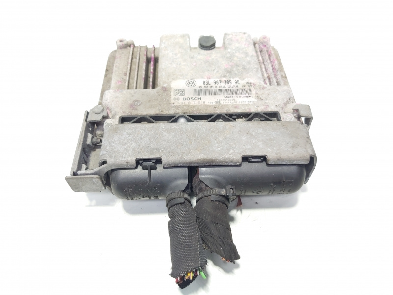 Calculator motor ECU, cod 03L907309AE, 0281017946, Audi Q3 (8UB) 2.0 TDI, CFFB (idi:643878)