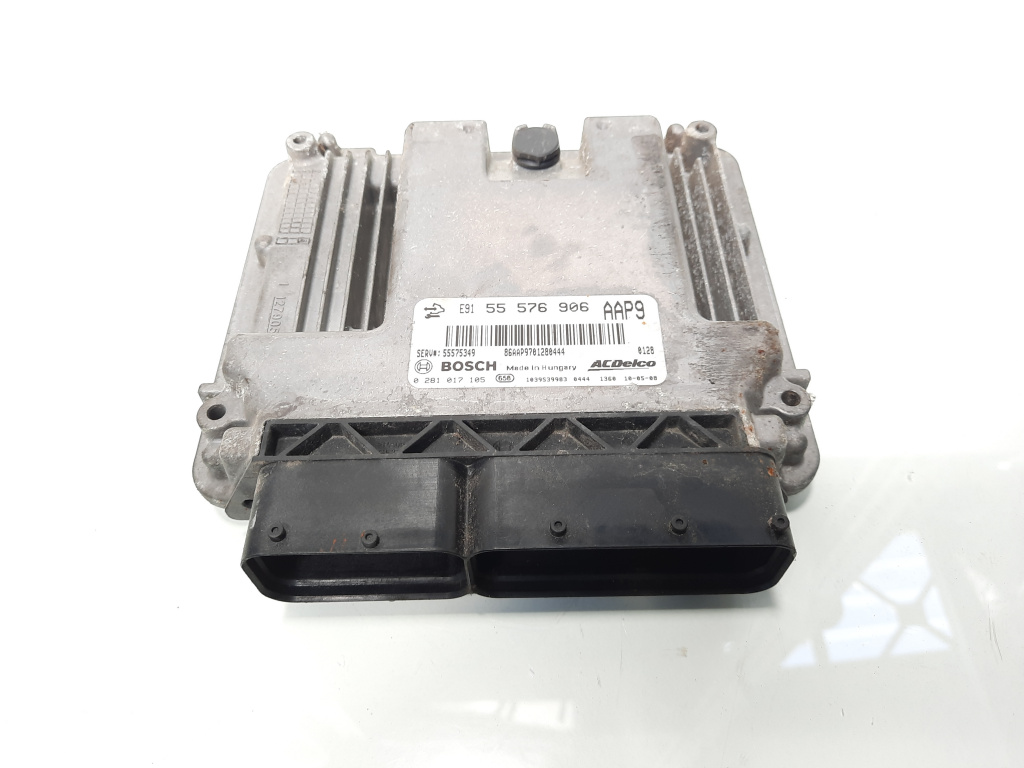 Calculator motor ECU, cod 55576906, 0281017105, Opel Astra J Sedan, 2.0 CDTI, A20DTH (idi:602564)
