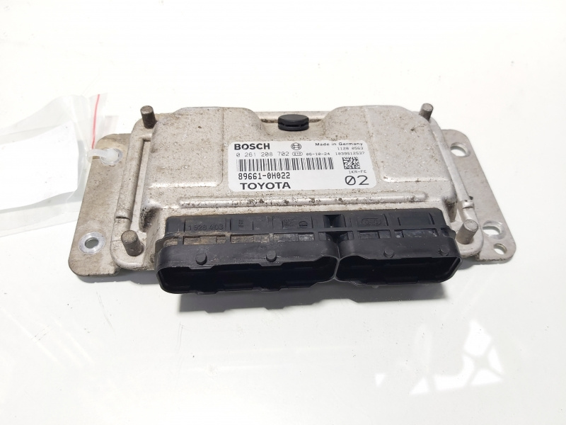 Calculator motor ECU, cod 89661-0H022, 0261208702, Peugeot 107 1.0 benz, CFA (id:622961)