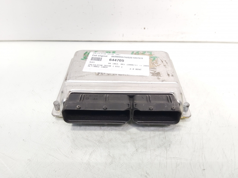 Calculator motor ECU, cod 8E0909557H, 0261207978, Audi A4 (8E2, B6) 2.0 benz, ALT (id:644705)