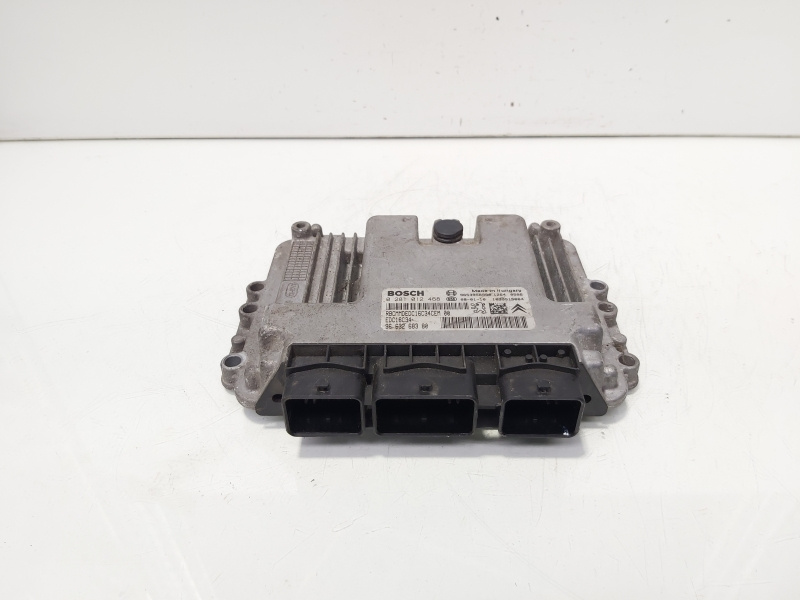 Calculator motor ECU, cod 9663268380, 0281012468, Citroen C3 (II) 1.6 HDI, 9HX (idi:648011)