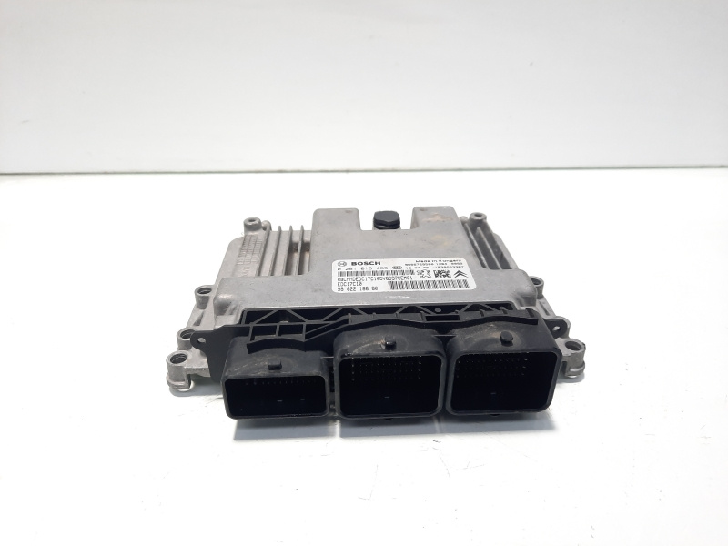 Calculator motor ECU, cod 9802218680, 0281018463, Peugeot Partner (II) Tepee, 1.6 HDI, 9HP (idi:584305)
