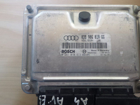 Calculator motor ECU , codul original 038906019GG, 0281010813, Audi A4 ( B6) 1.9 tdi, AVB,