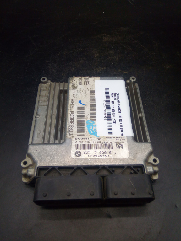 CALCULATOR MOTOR ECU E60 E61 E90 E91 BMW E60 E61 E90 E91 2006 7809941