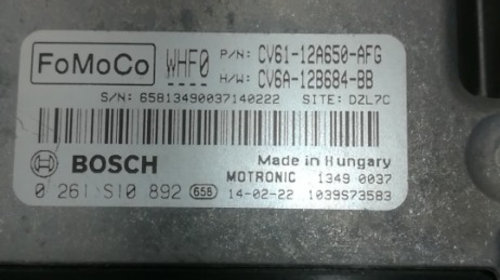 Calculator motor ECU Ford C-Max CV6112A6