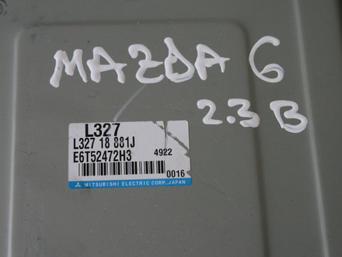 Calculator Motor Ecu Mazda 6 2.3 Benzina Livram Oriunde In Tara