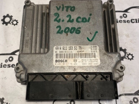 Calculator motor ECU Mercedes Benz Vito / Viano 2.2 Cdi A6111535179