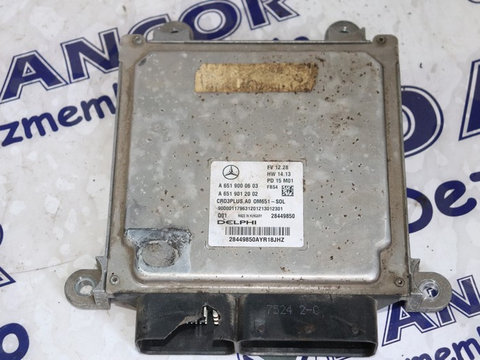 CALCULATOR MOTOR ECU MERCEDES C-CLASS W205 / 2.2 CDI / AN : 2015 ( MUFA SPARTA , PINI OK ) / A6519000603