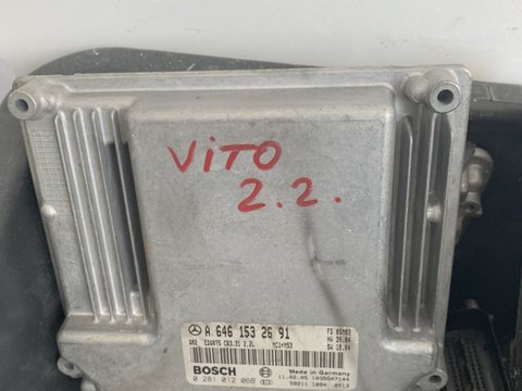 Calculator motor ECU Mercedes Vito 2005 2.2 diesel - cod: A6461532691, 0281012066, ED6075