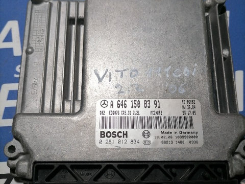 Calculator motor ECU Mercedes Vito Viano 2.2 CDI A 646 150 83 91 2004-2009