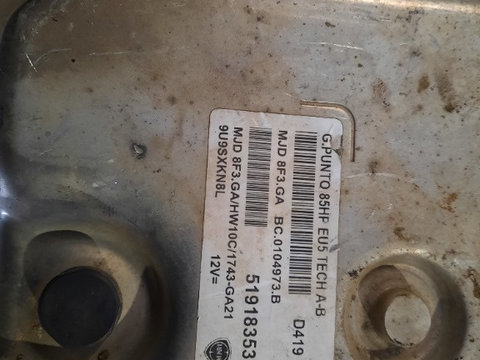 Calculator motor ecu motor fiat grande punto 1.3jtd euro 5 cod 51918353 perfect funcțional