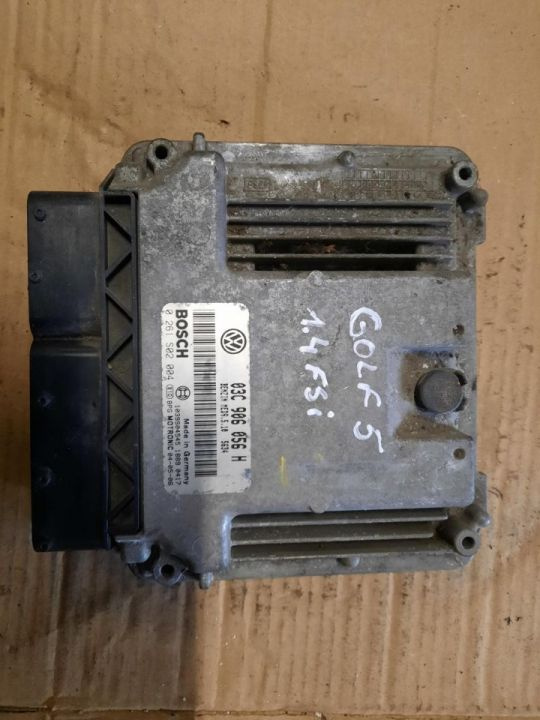 Calculator motor ecu motor vw golf5 jetta leon touran 1.4fsi perfect funcțional