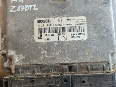 Calculator motor ecu Opel Astra G 1.7 CDTI 80 cp 59 kw Z17DTL 24467018