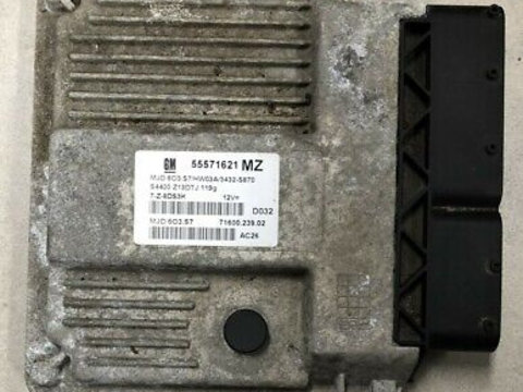 Calculator motor ecu Opel CORSA d 1,3 CDTI Z13DTJ cod 55571621MZ 55571621 MZ