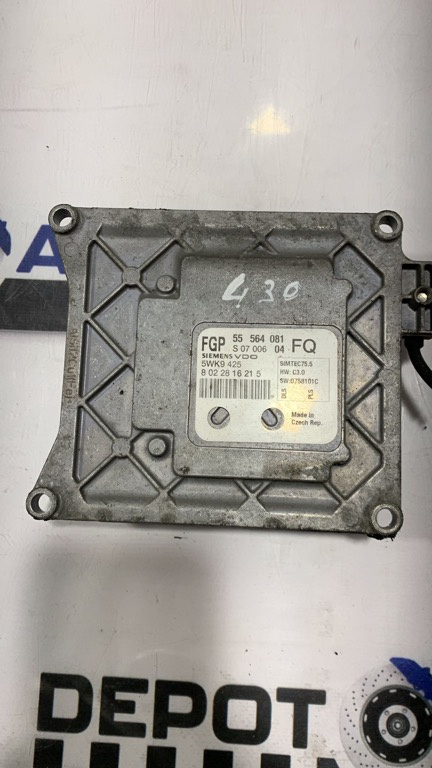 CALCULATOR MOTOR ECU OPEL ZAFIRA 2008 1.8 BENZINA Z18XER COD 55 564 081 (id: 430)