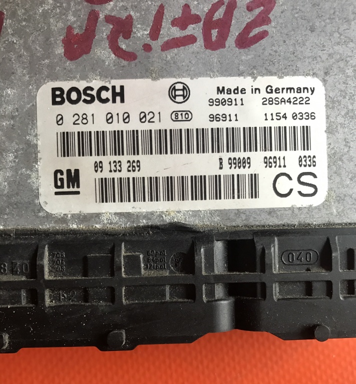 Calculator Motor ECU Opel Zafira A 1.6 b