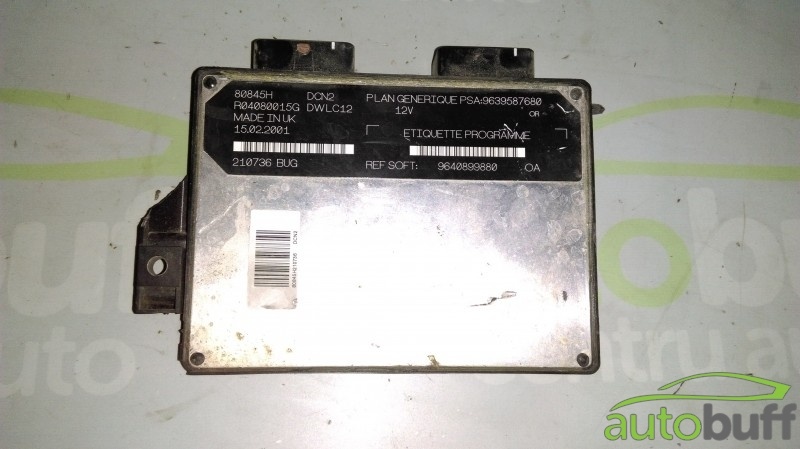 Calculator Motor (ECU) Peugeot 206 (1998-2008 ) 1.9 R04080023C, 9643294980, 9639587680