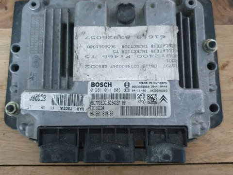 Calculator motor ECU Peugeot 307 1.6 HDI 0281011803 9653958980