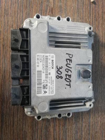 Calculator motor ecu Peugeot 308 1.6 hdi cod 02810