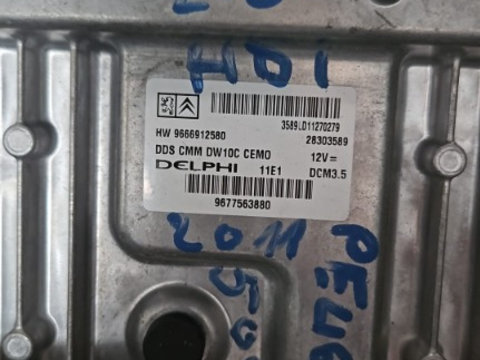 Calculator motor Ecu Peugeot 508 Citroen C5 2.0 HDI 163 cp cod 9666912580