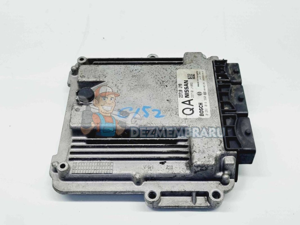 Calculator motor ECU Renault Koleos 1 SUV [Fabr 2008-2015] 23710JY08D | 0281014360 2.0 DCI