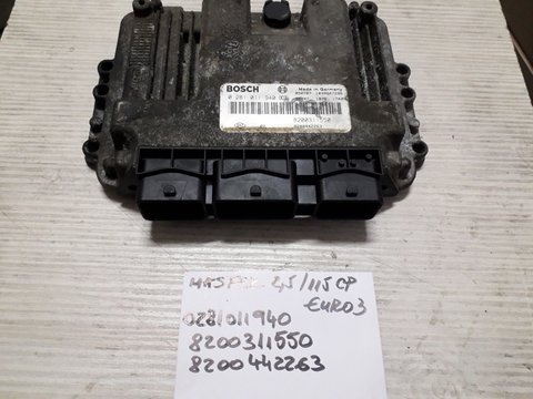 Calculator motor ECU Renault Master sau Opel Movano 2.5DCI, 115cp, Euro 3, 0281011940, 8200311550, 8200442263