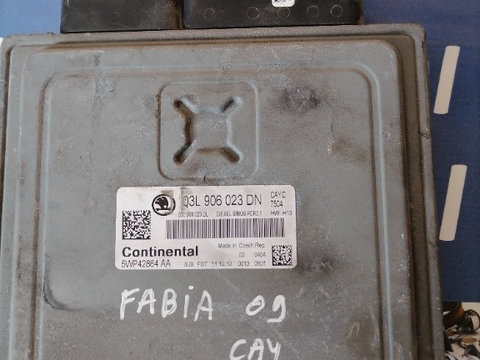 Calculator motor ECU Skoda Fabia 2 3L906023 DN 2009-2015