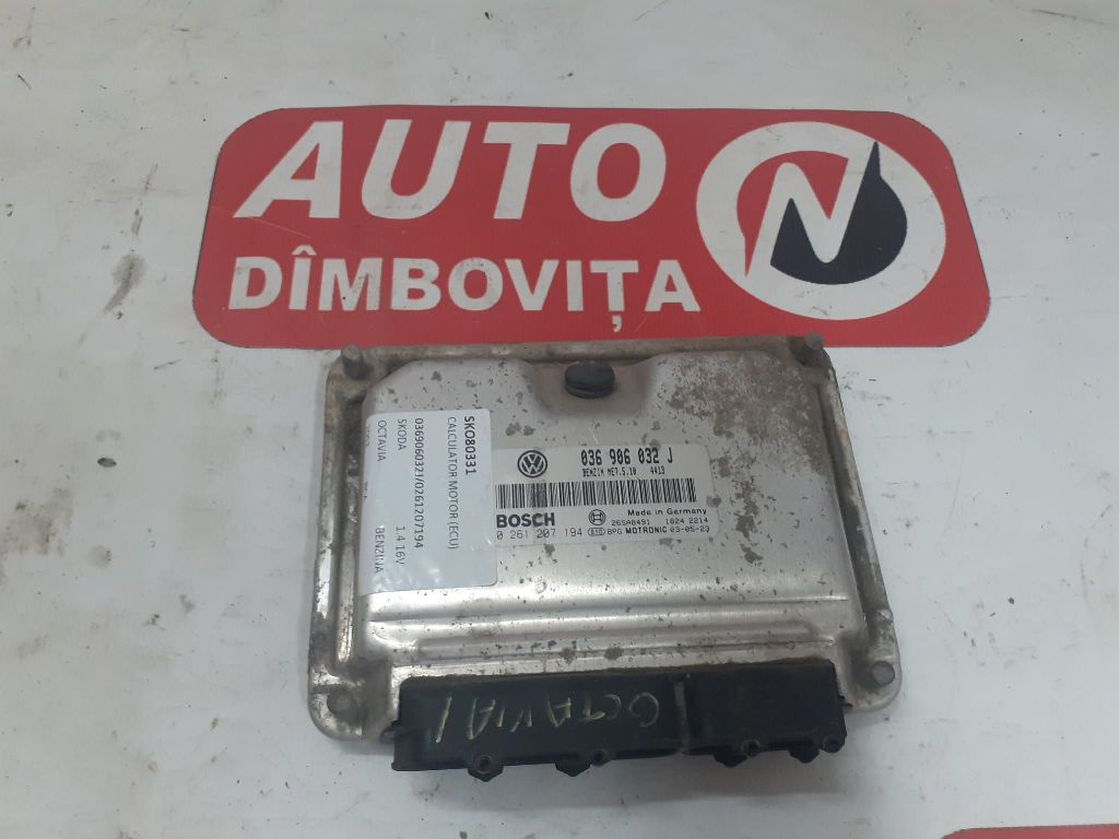 CALCULATOR MOTOR (ECU) SKODA OCTAVIA 2003 OEM:036906032J/0261207194.