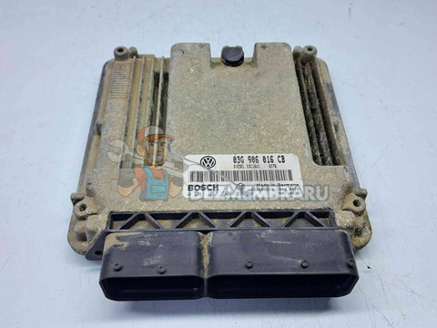 Calculator motor ECU Volkswagen Golf 5 (1K1) [Fabr 2004-2008] 03G906016CB 1.9 TDI BKC 77KW 105CP