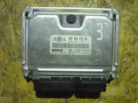 Calculator motor ECU Volkswagen Passat 1.9 TDI 131 CP, 038906019GQ, 0281010941, EDC15P