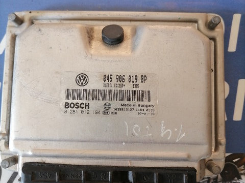 Calculator motor ECU Volkswagen Polo 9N 1.4 TDI BMN 045906019 BP 2004-2009