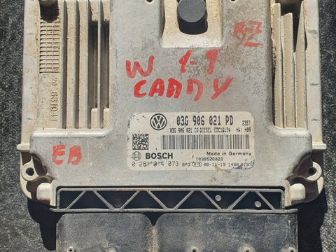 Calculator motor ECU VW Caddy 1.9 0281014073 03g906021pd
