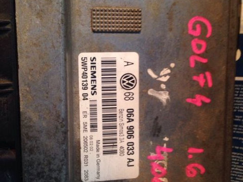 Calculator motor Ecu vw golf 4 1.6 benzina 06a906033Aj