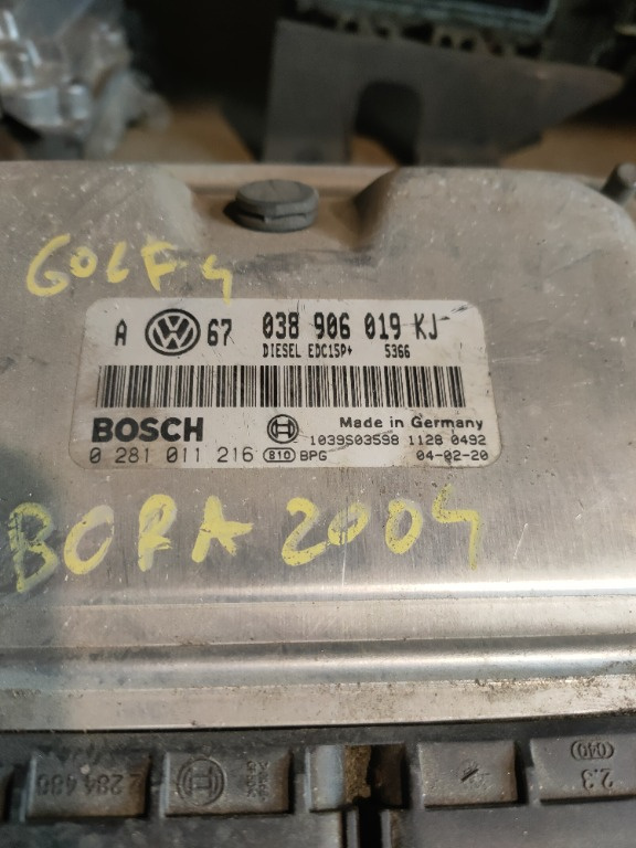 Calculator motor ecu vw golf 4 1.9 tdi Cod 038906019KJ