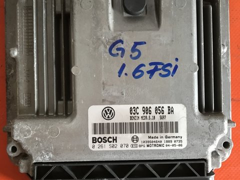 Calculator Motor ECU VW Golf 5 1.6 FSI BOSCH 03C906056BA