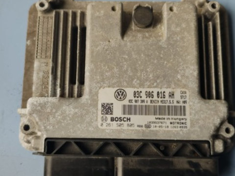 Calculator motor ECU Vw Golf 6 1.4TSI , 122 cp / 90 kw , cod motor CAX, an 2010 cod 0261S05805 / 03C906016AH