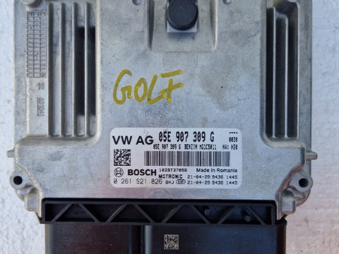 Calculator motor ECU VW Golf 8 Hybrid 800km cod 05E907309G